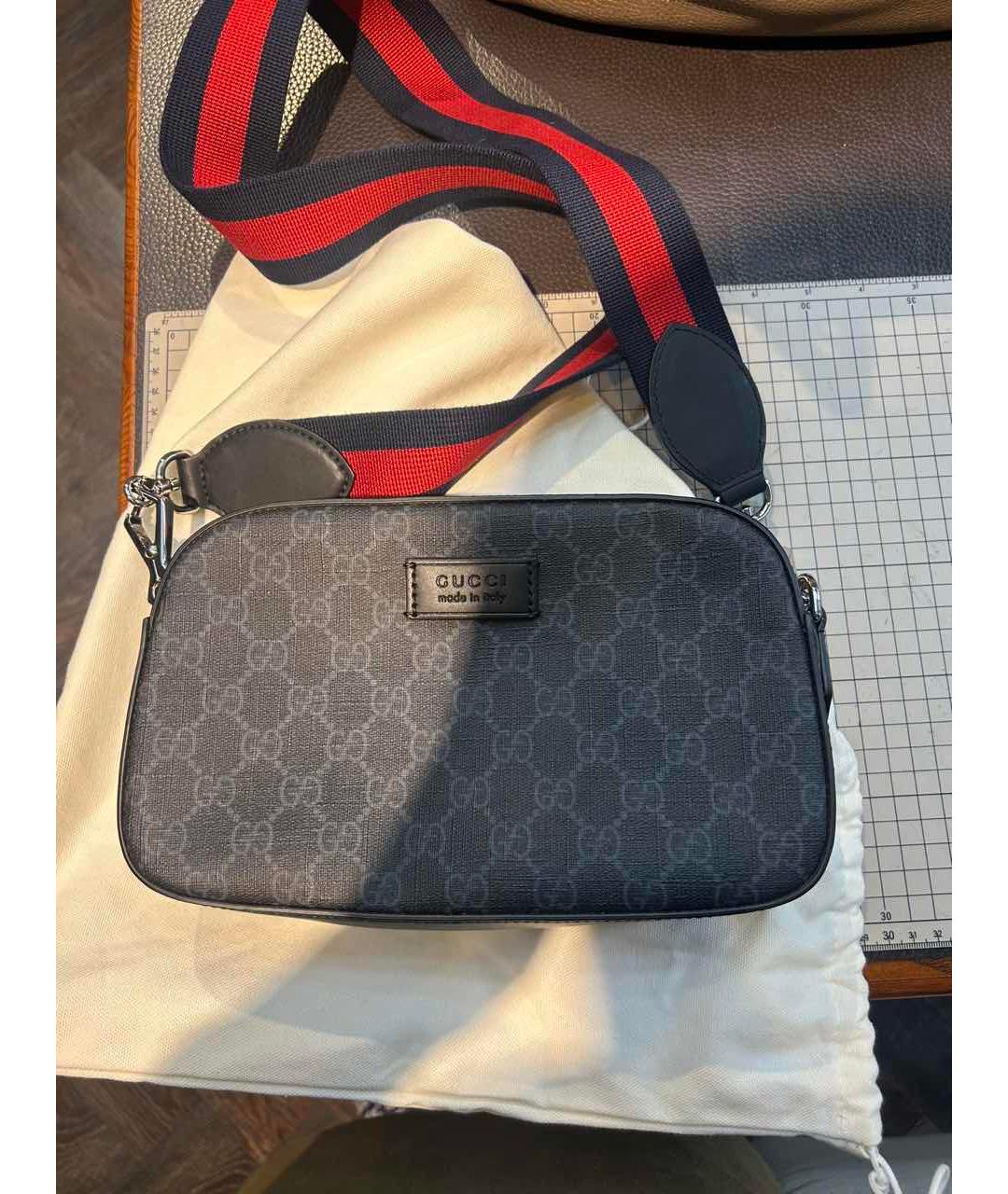 GUCCI Черная сумка через плечо, фото 8