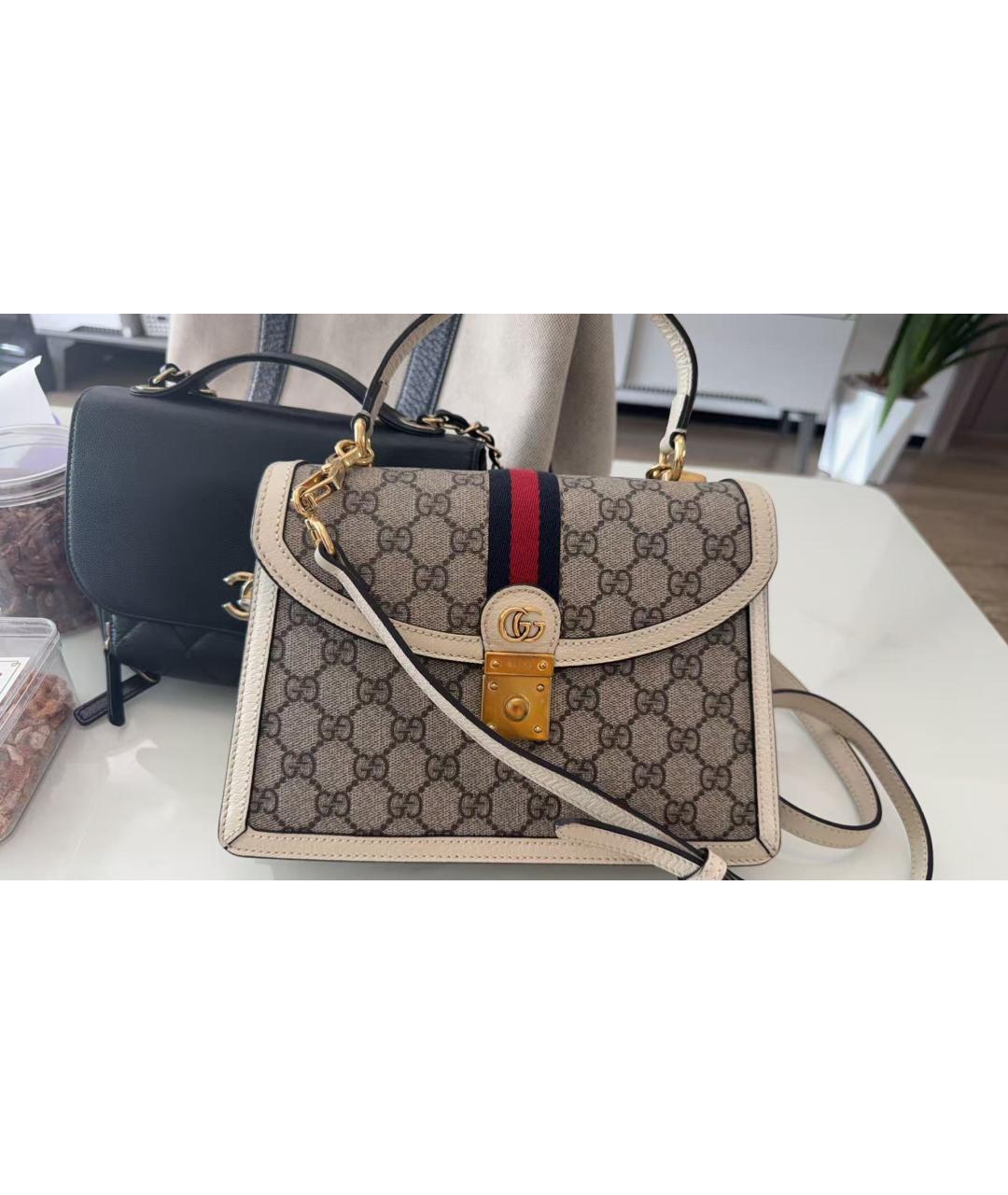 GUCCI Бежевая сумка через плечо, фото 9