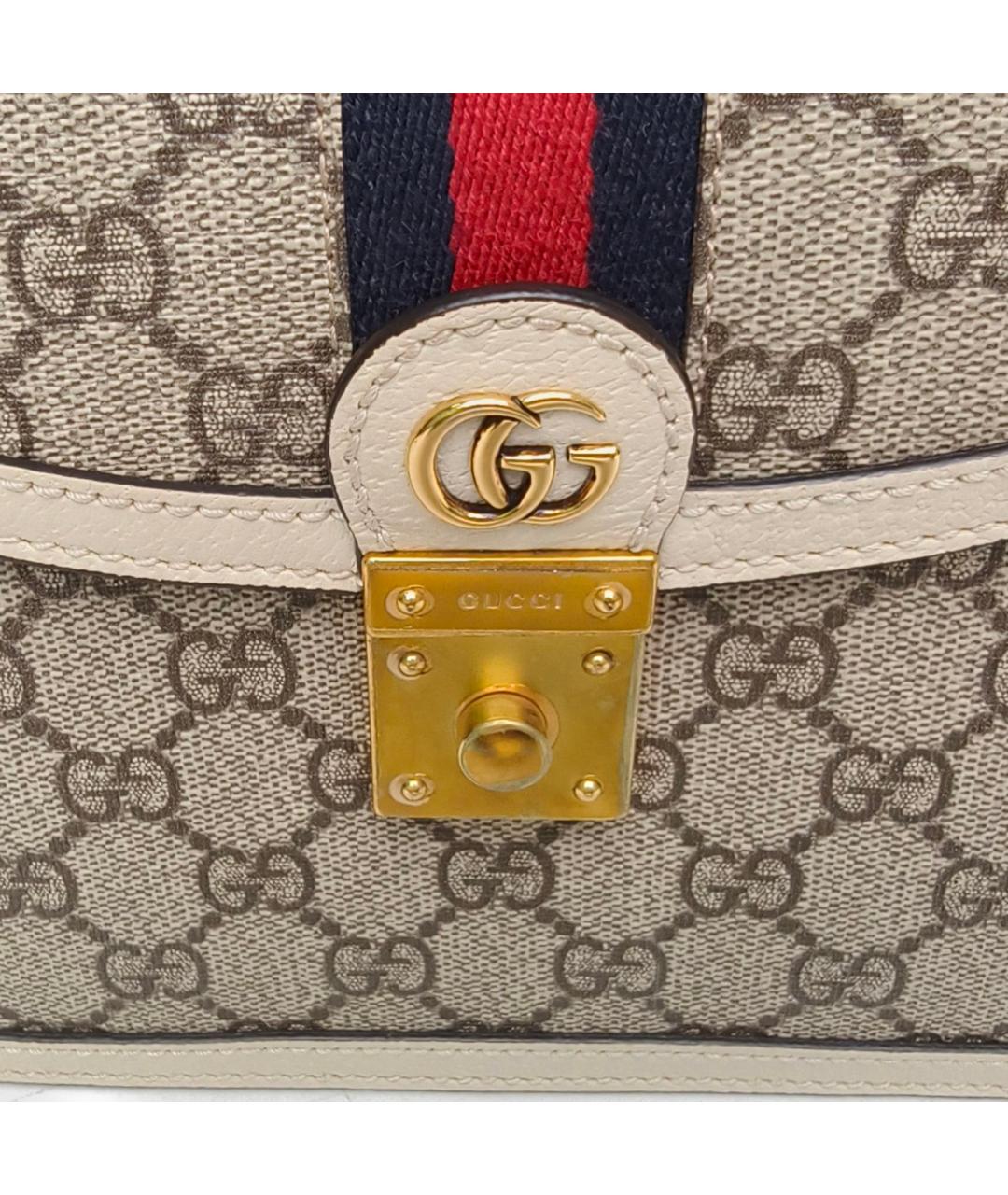 GUCCI Бежевая сумка через плечо, фото 7