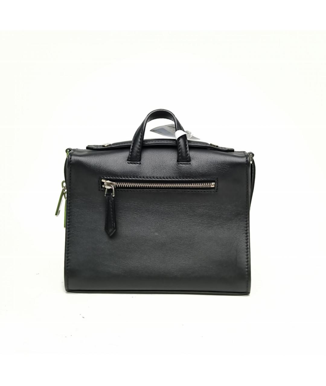 FENDI Черная кожаная сумка через плечо, фото 4