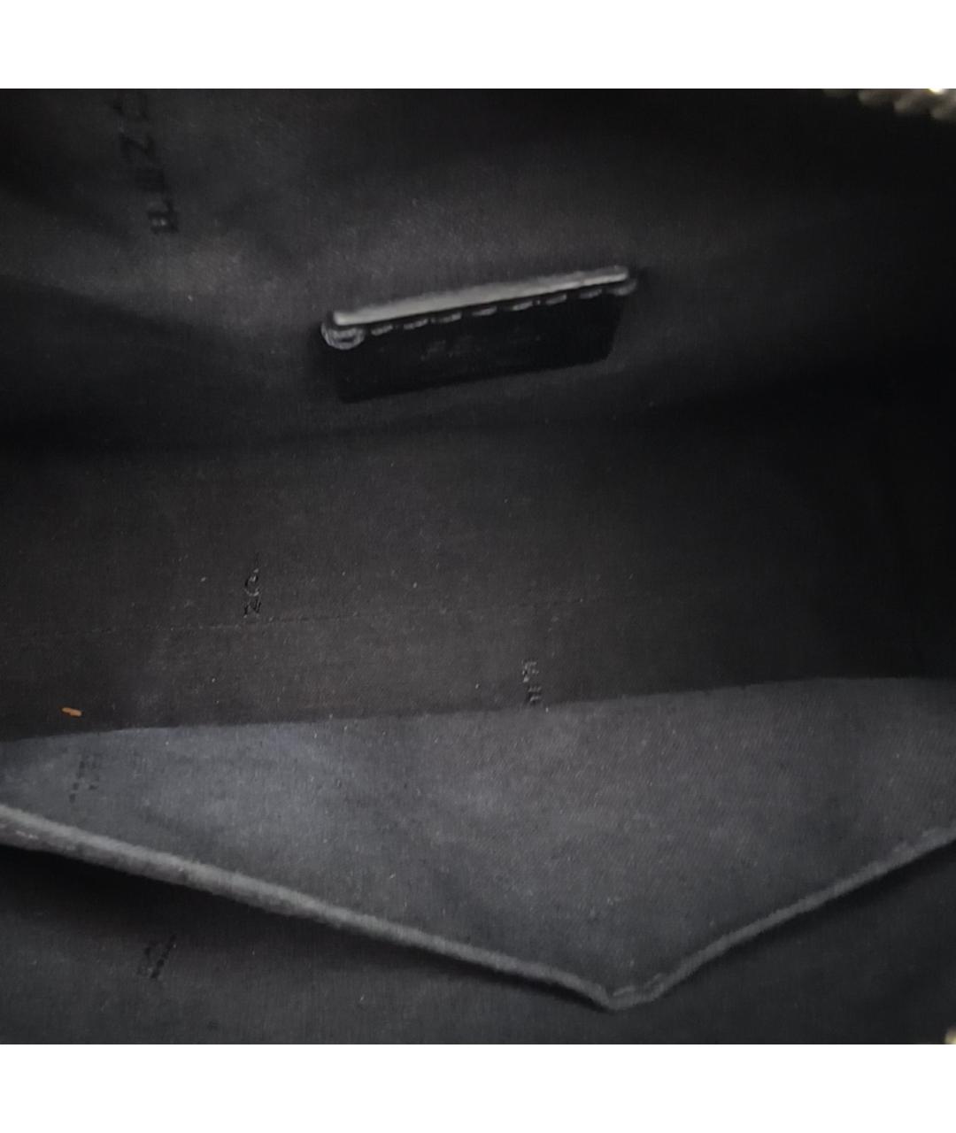 FENDI Черная кожаная сумка через плечо, фото 8