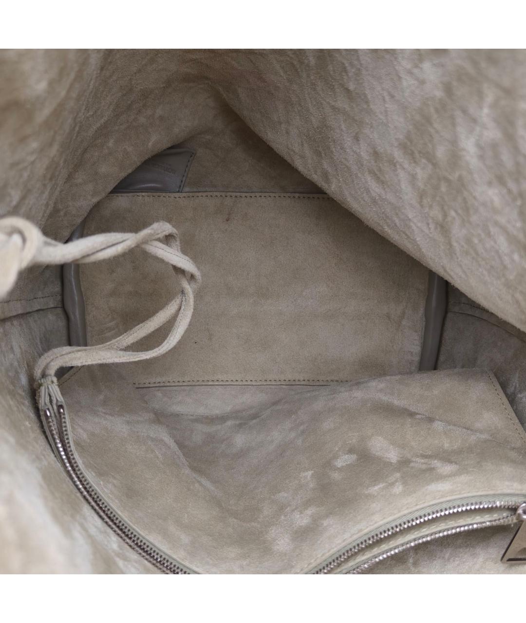 BOTTEGA VENETA Зеленая кожаная сумка через плечо, фото 4