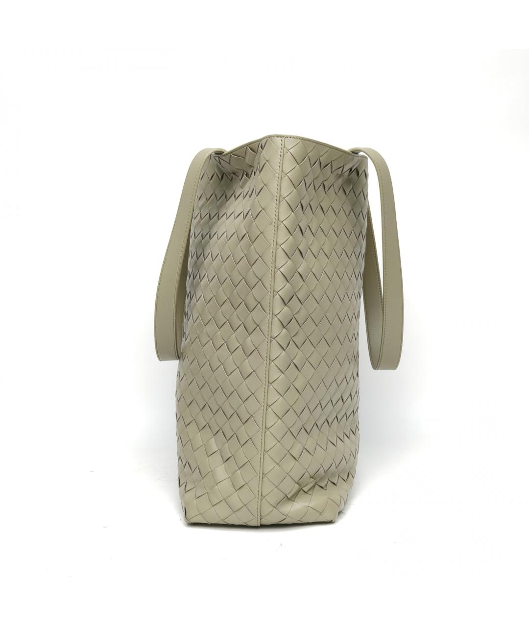 BOTTEGA VENETA Зеленая кожаная сумка через плечо, фото 6