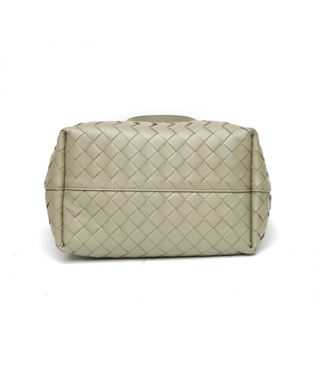 BOTTEGA VENETA Зеленая кожаная сумка через плечо, фото 3