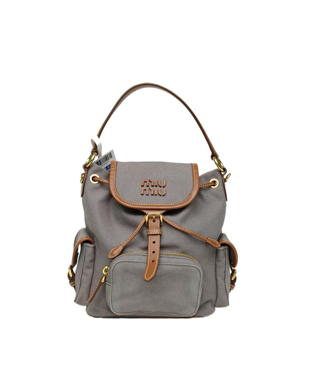 MIU MIU Серая сумка через плечо, фото 1