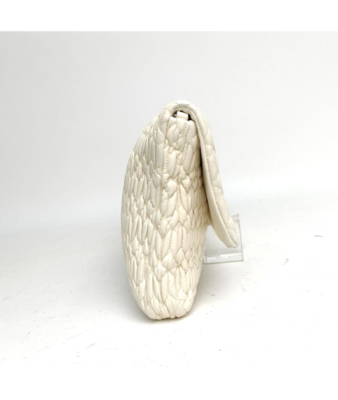 MIU MIU Белая кожаная сумка через плечо, фото 5