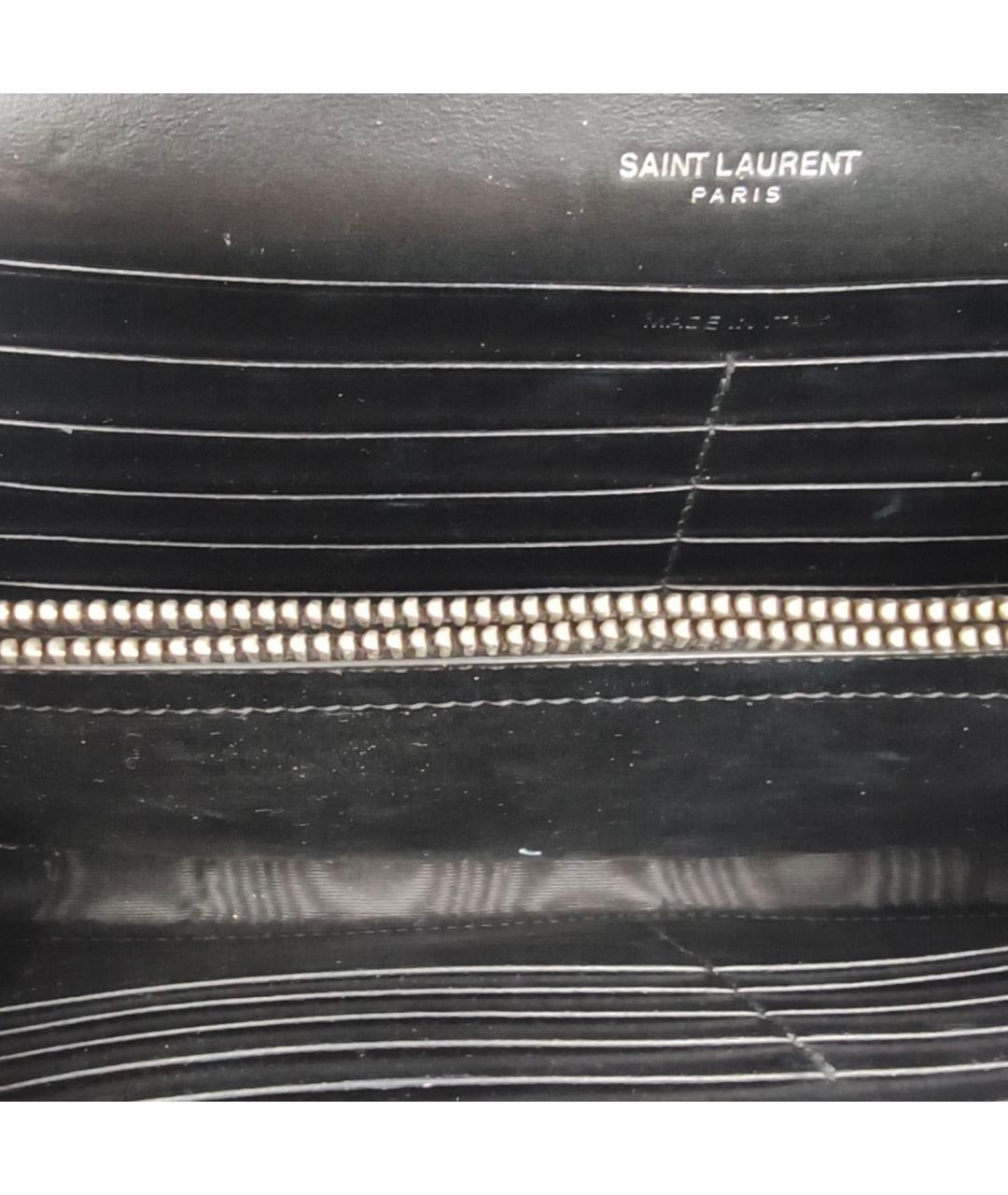SAINT LAURENT Золотая сумка через плечо, фото 7