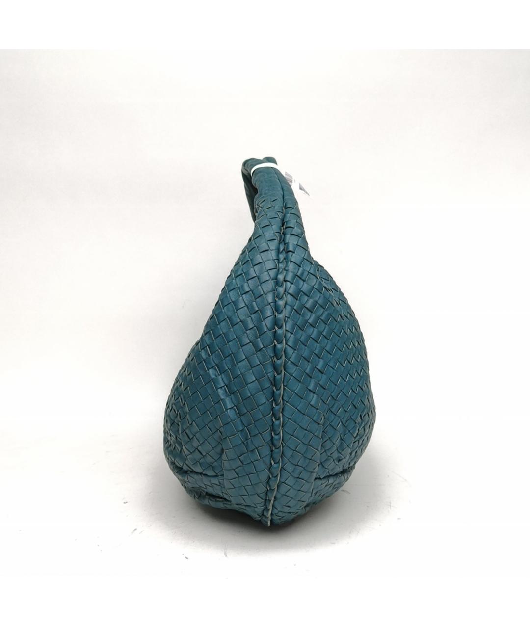 BOTTEGA VENETA Зеленая кожаная сумка через плечо, фото 3