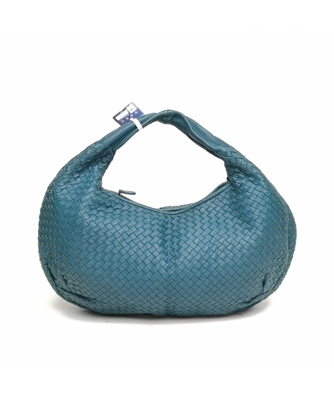 BOTTEGA VENETA Зеленая кожаная сумка через плечо, фото 4