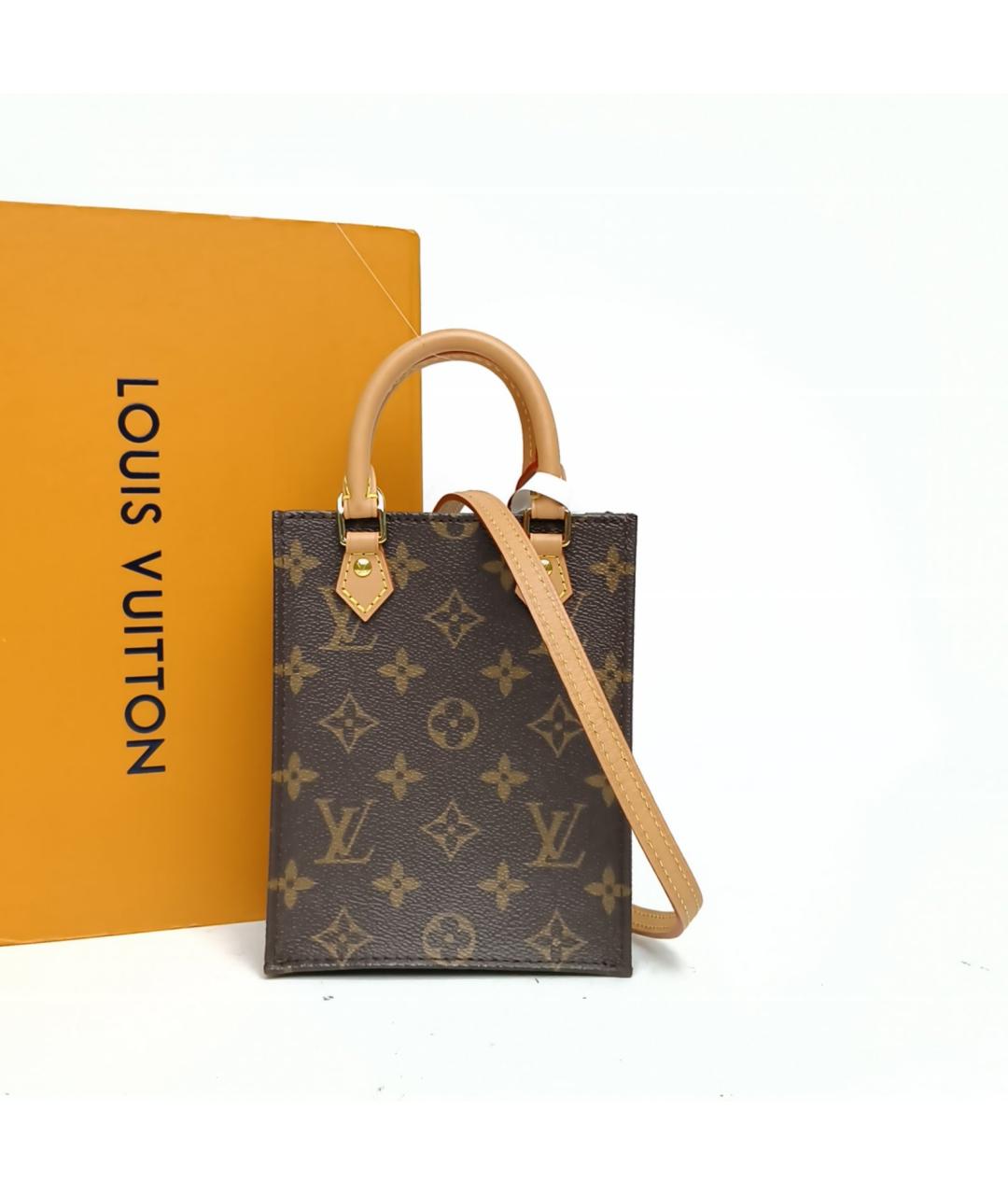 LOUIS VUITTON Коричневая сумка через плечо, фото 8