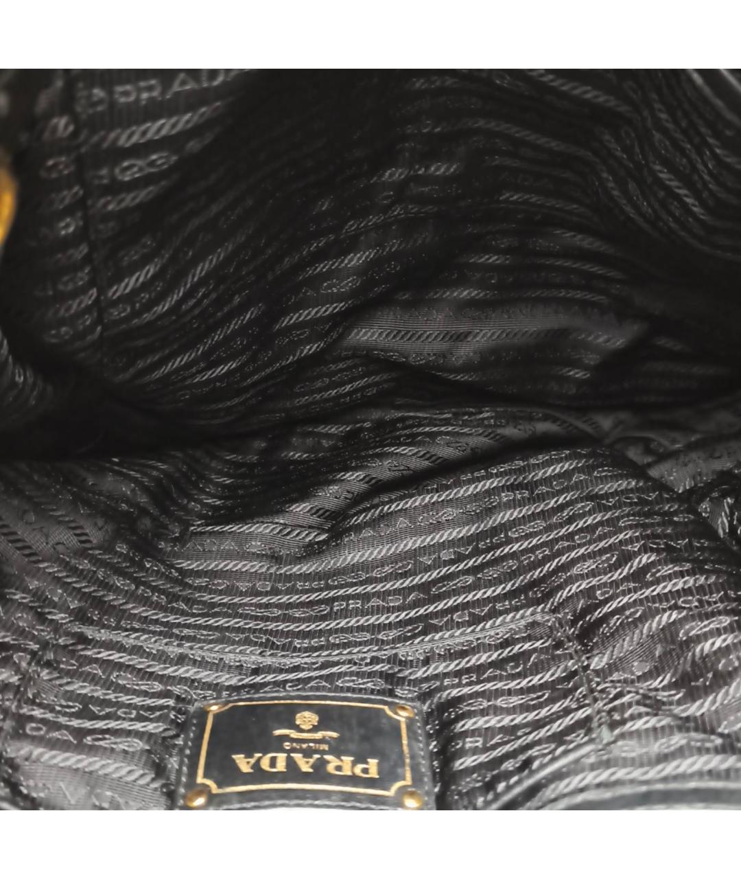 PRADA Черная сумка с короткими ручками, фото 7