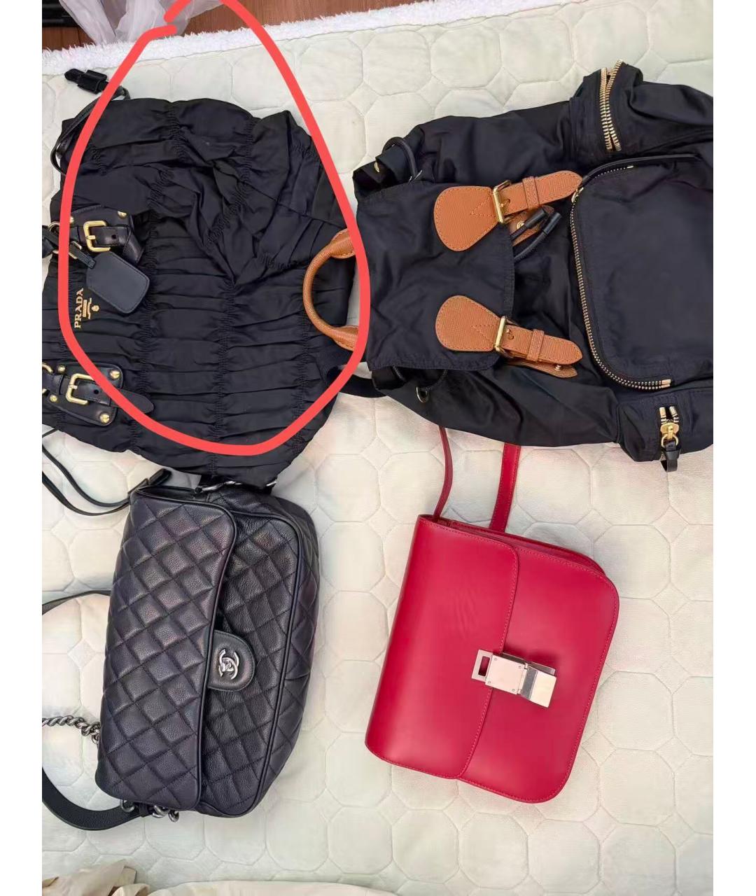 PRADA Черная сумка с короткими ручками, фото 9