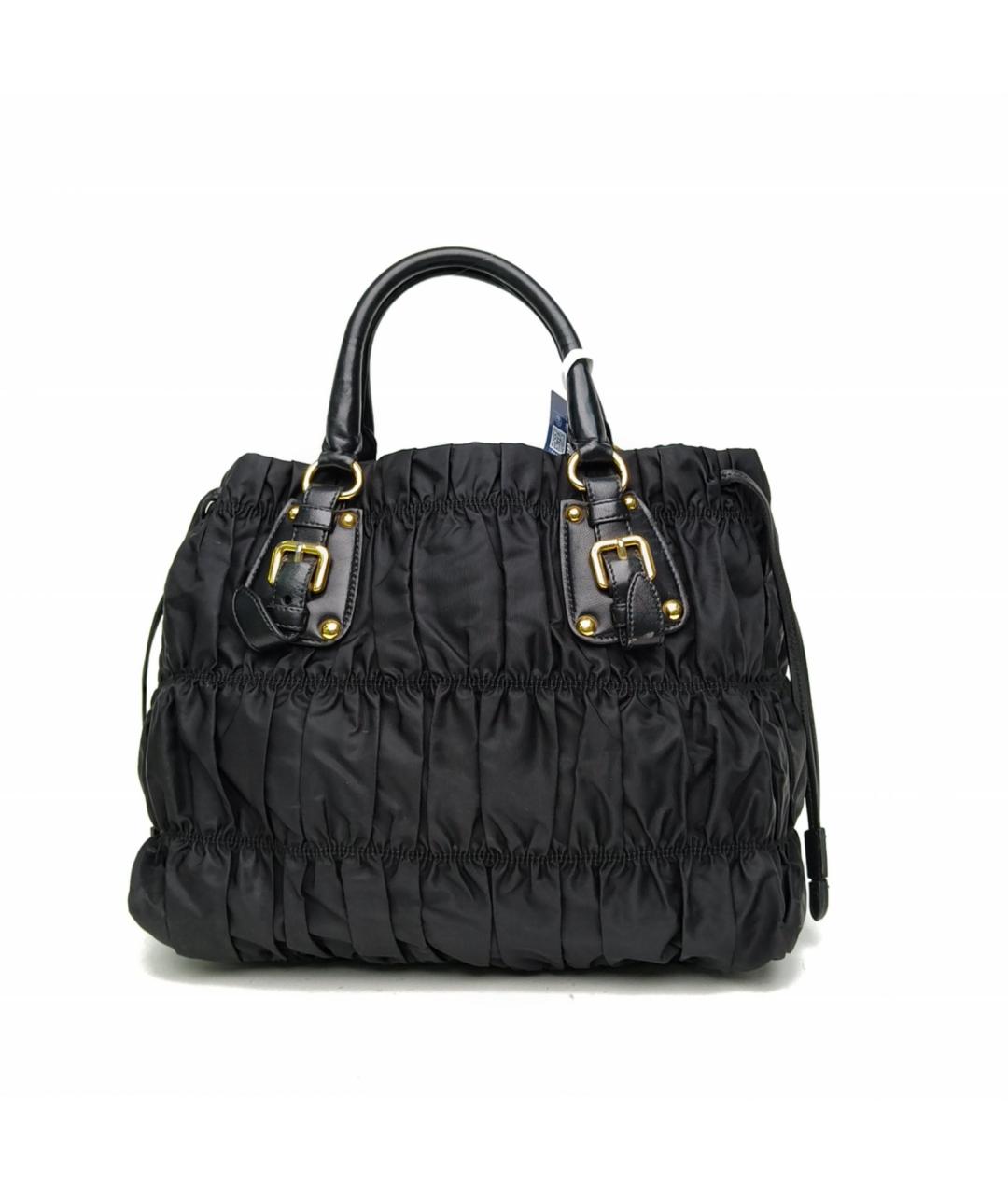 PRADA Черная сумка с короткими ручками, фото 4