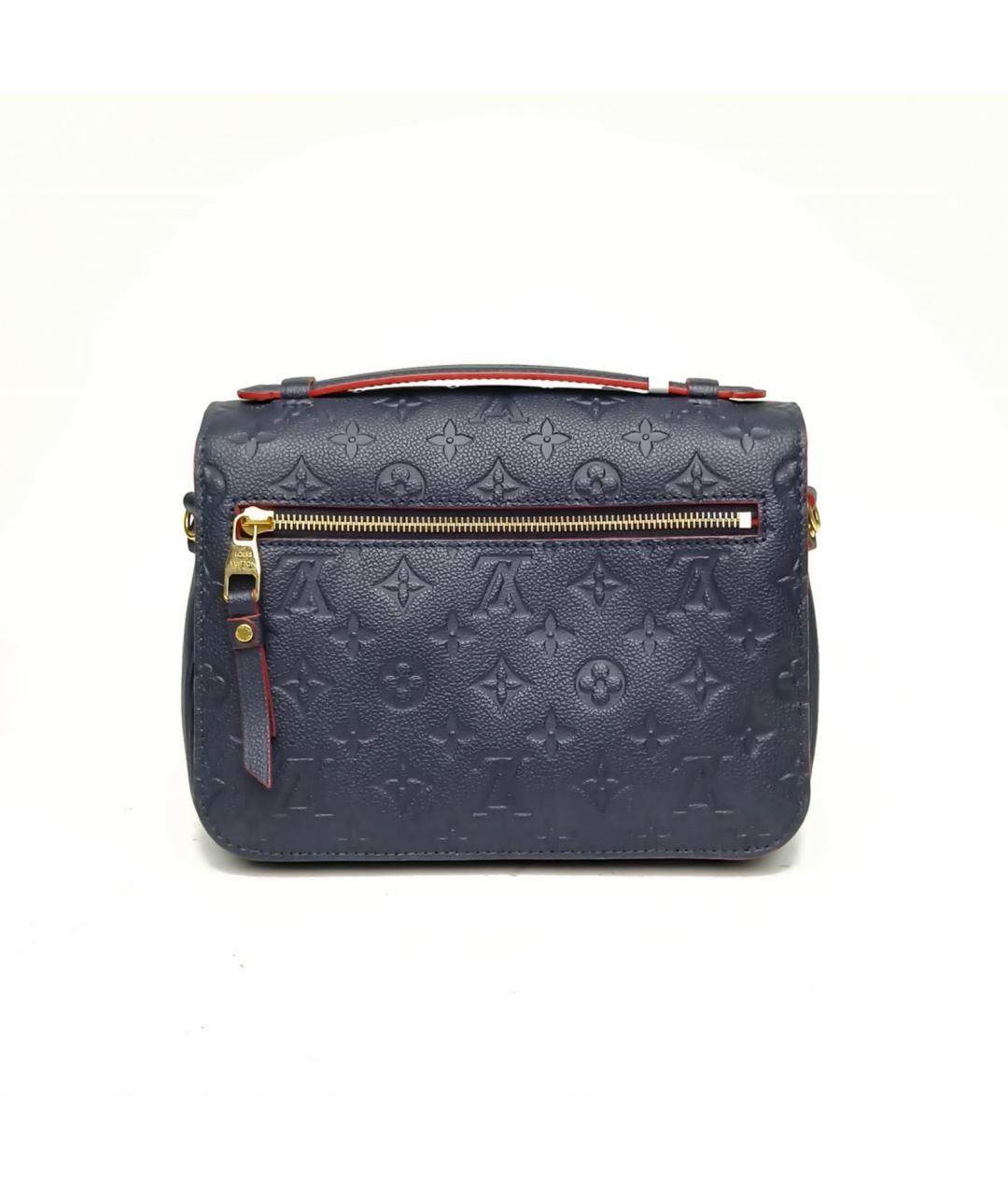 LOUIS VUITTON Синяя кожаная сумка через плечо, фото 4