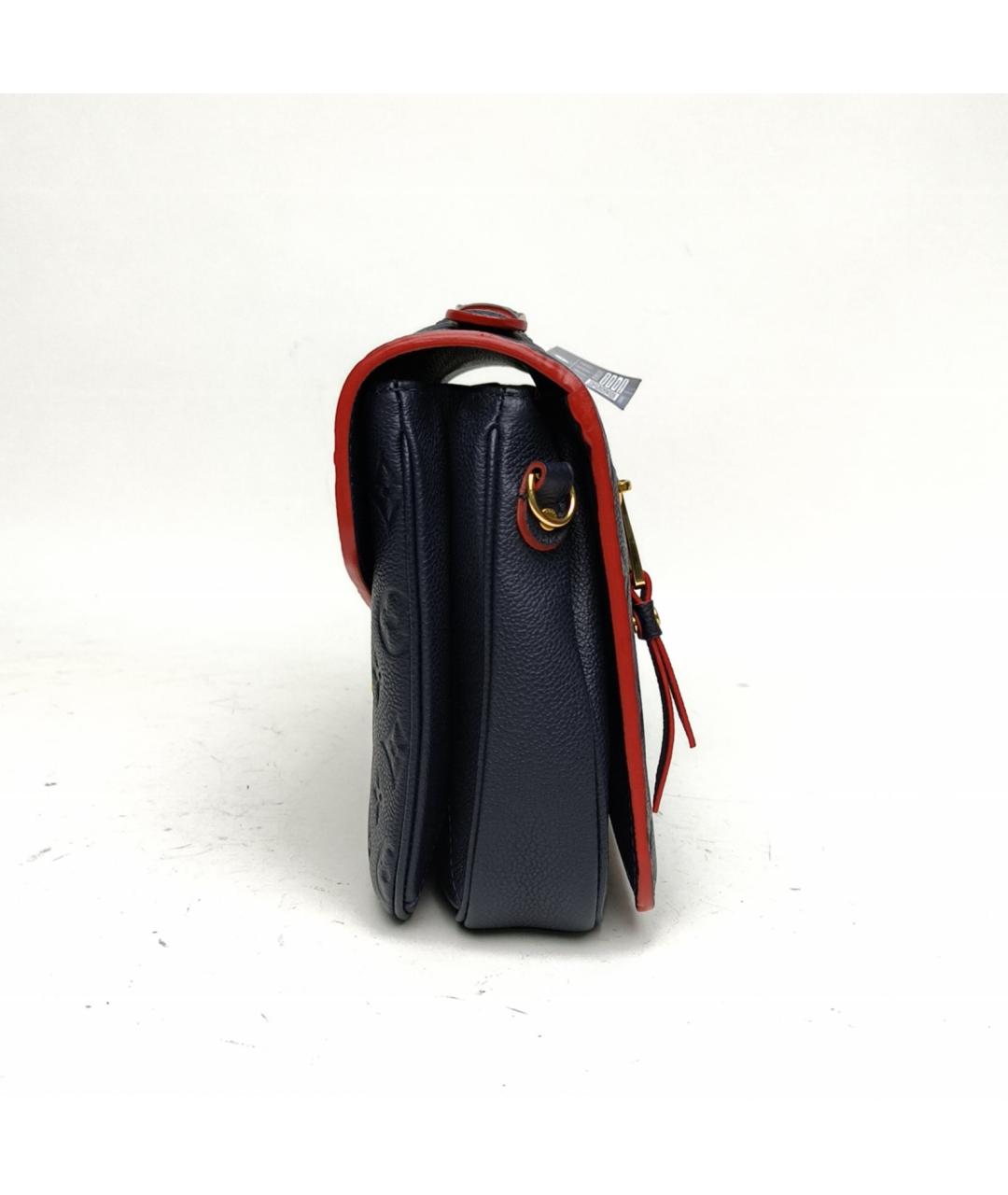 LOUIS VUITTON Синяя кожаная сумка через плечо, фото 3