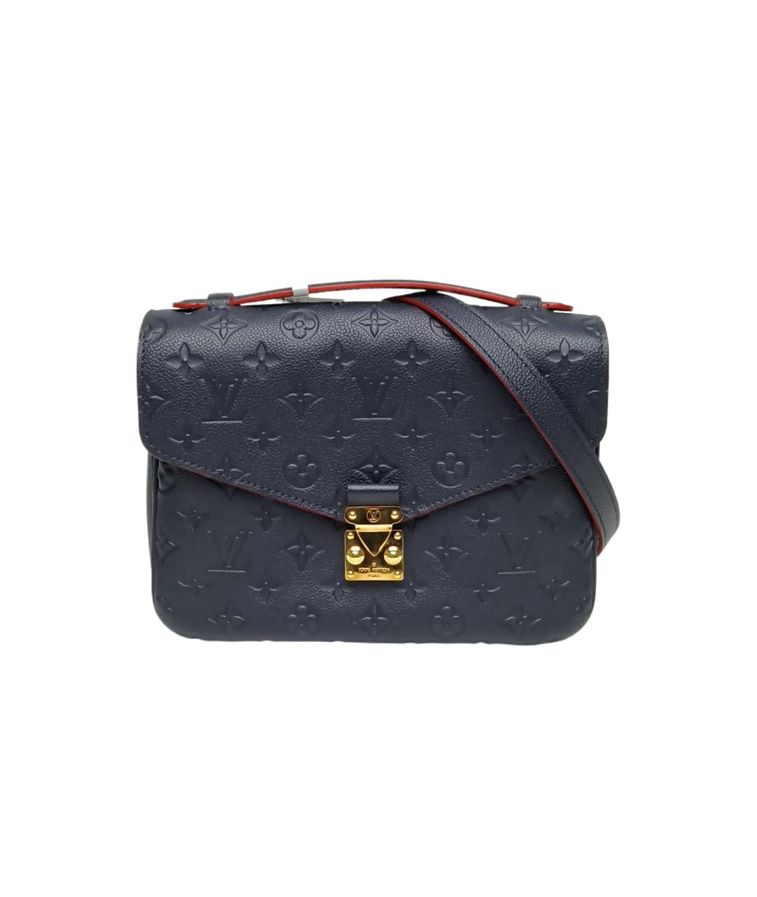 LOUIS VUITTON Синяя кожаная сумка через плечо, фото 1