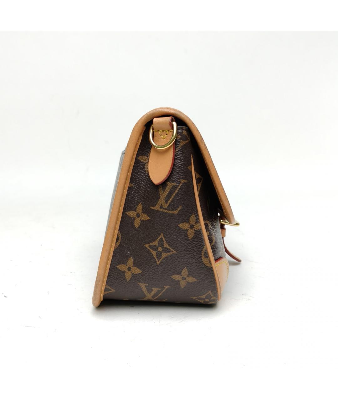 LOUIS VUITTON Коричневая сумка через плечо, фото 5