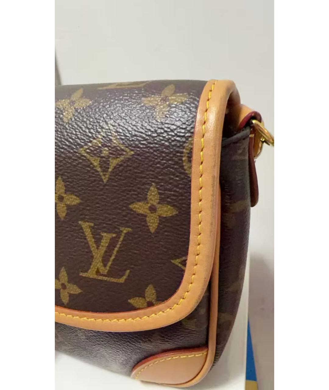 LOUIS VUITTON Коричневая сумка через плечо, фото 9