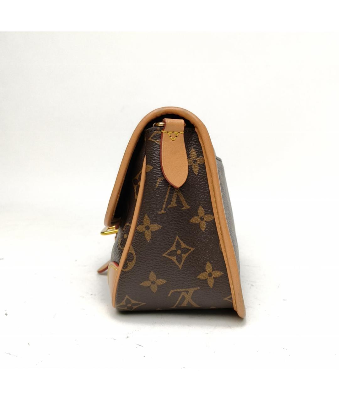 LOUIS VUITTON Коричневая сумка через плечо, фото 3