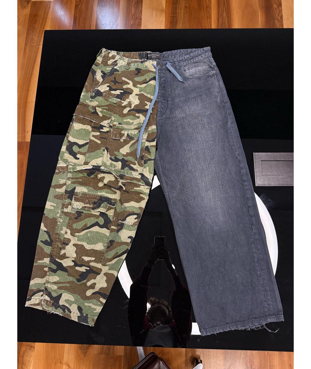 BALENCIAGA Антрацитовые прямые джинсы, фото 6