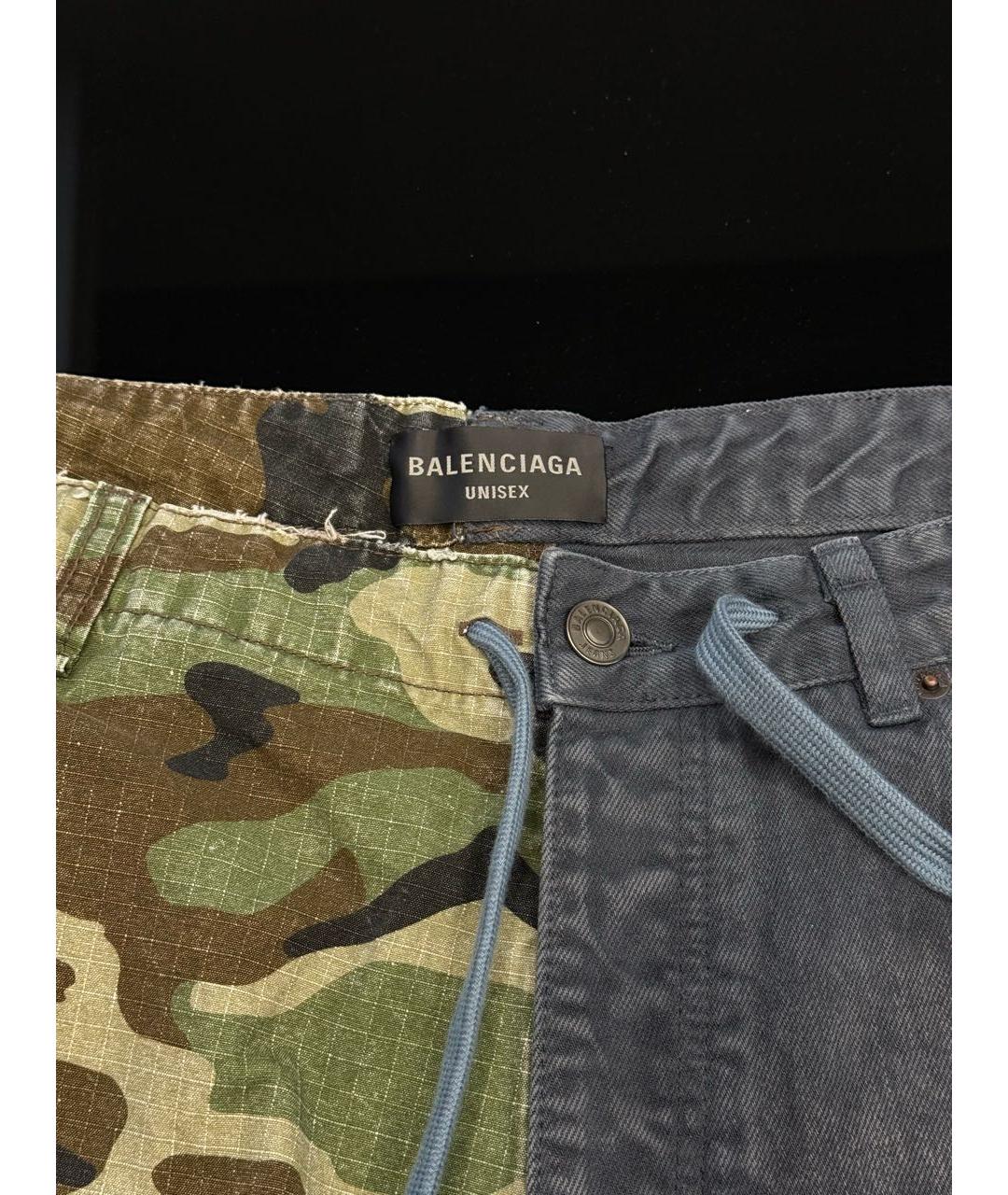 BALENCIAGA Антрацитовые прямые джинсы, фото 3