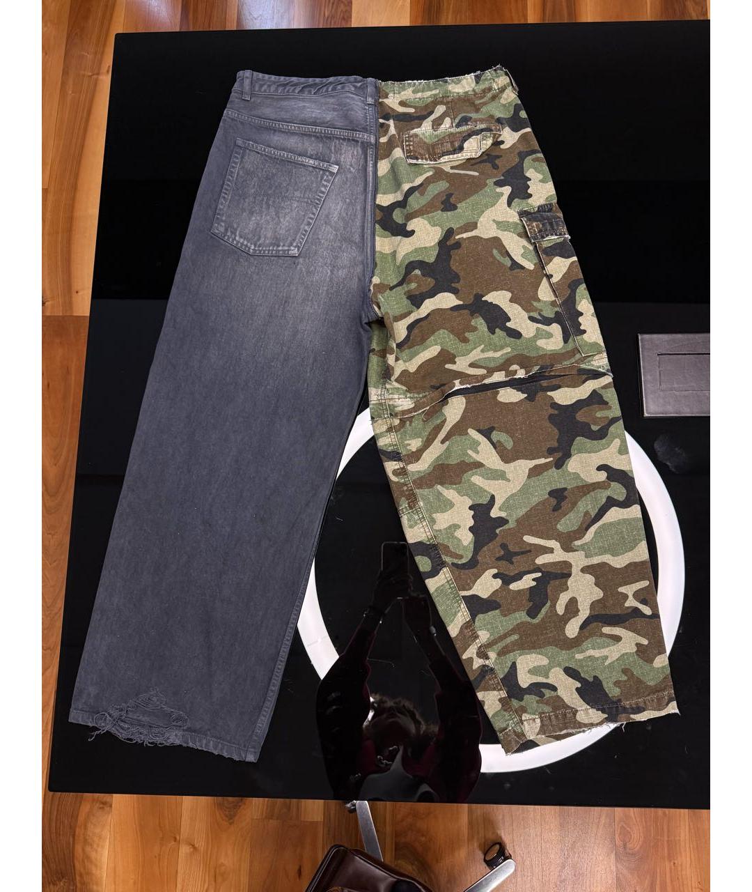 BALENCIAGA Антрацитовые прямые джинсы, фото 2