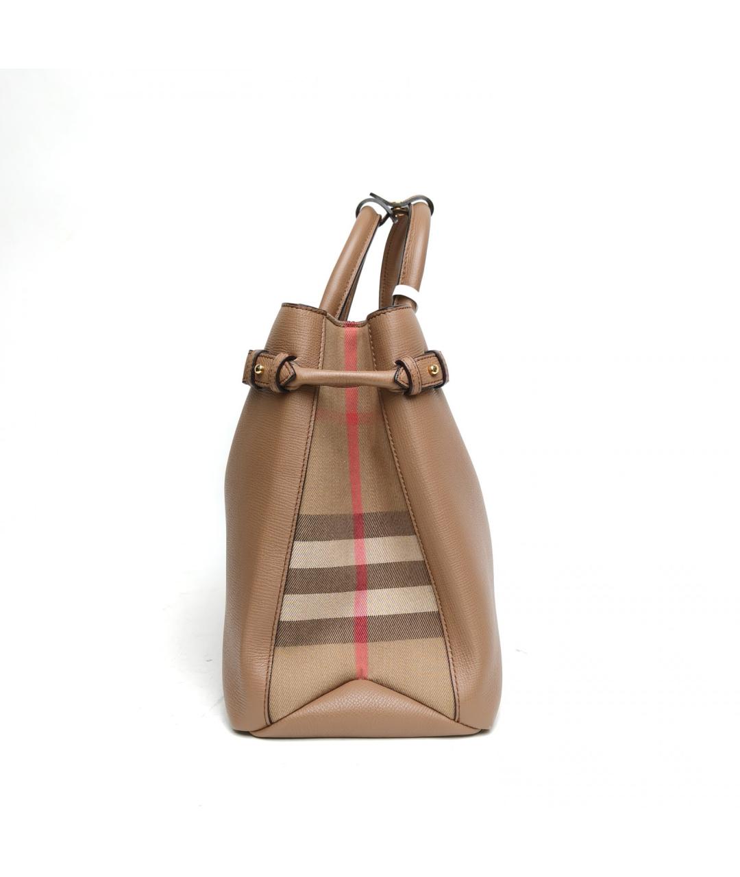 BURBERRY Коричневая кожаная сумка через плечо, фото 5