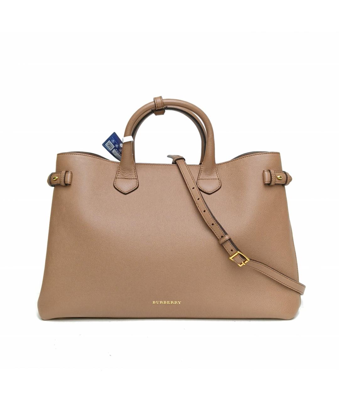 BURBERRY Коричневая кожаная сумка через плечо, фото 2