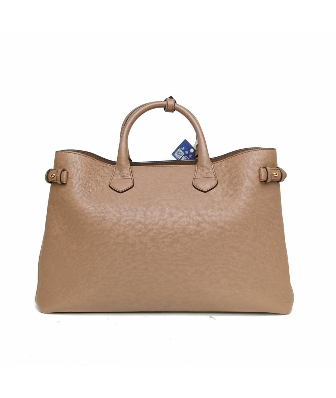 BURBERRY Коричневая кожаная сумка через плечо, фото 4