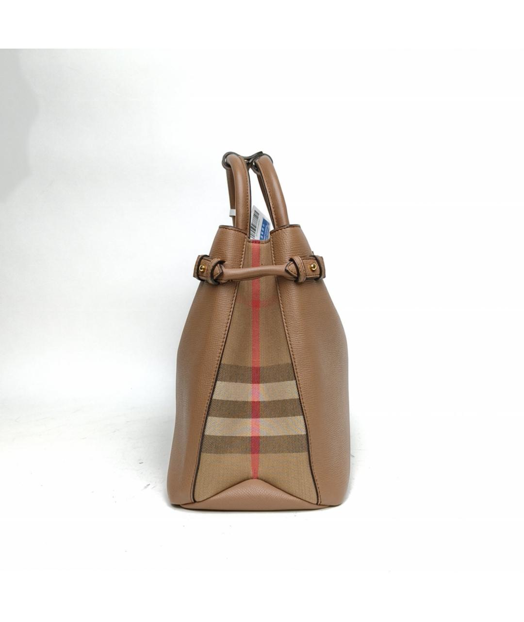 BURBERRY Коричневая кожаная сумка через плечо, фото 3