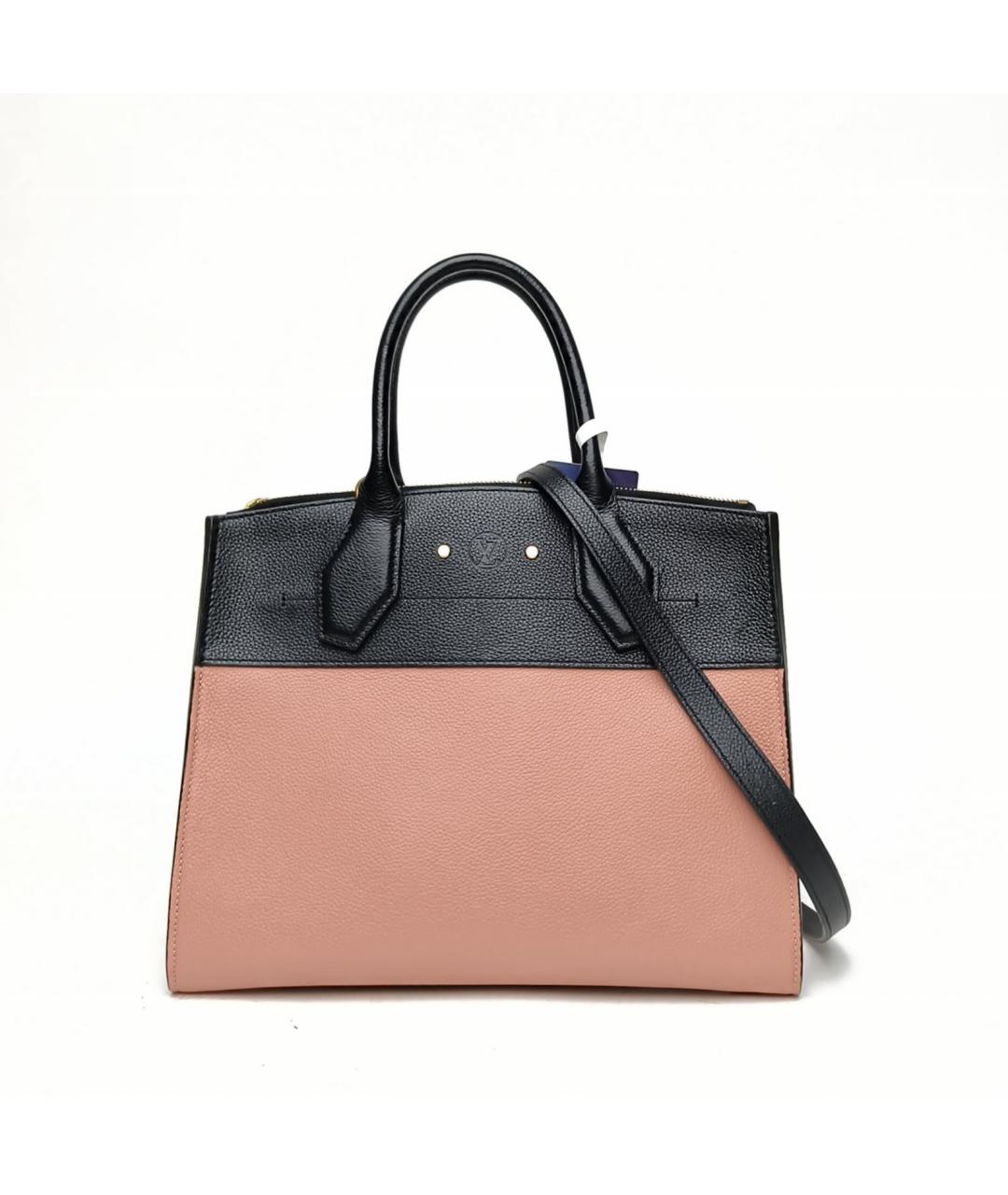 LOUIS VUITTON Розовая кожаная сумка через плечо, фото 2