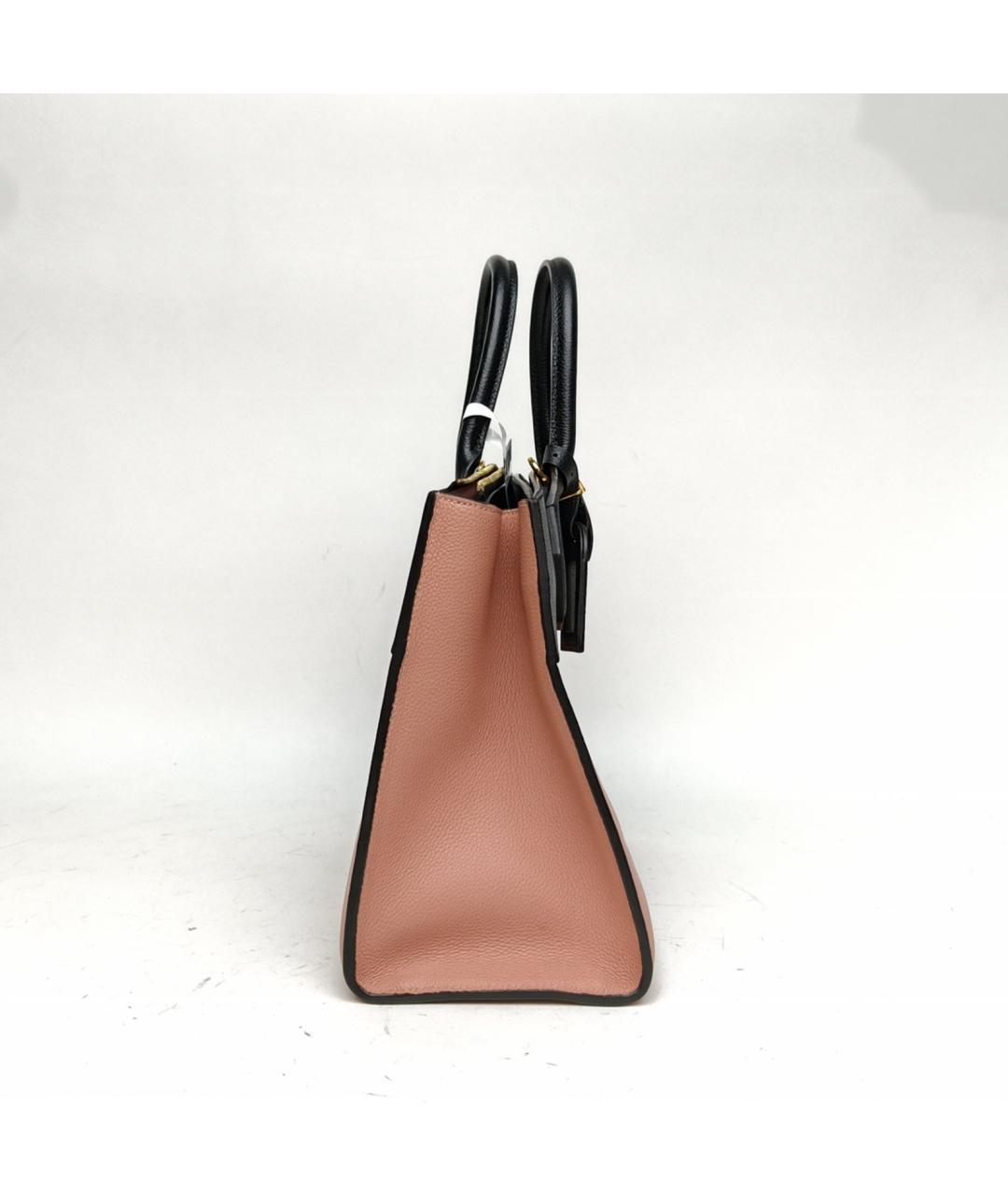 LOUIS VUITTON Розовая кожаная сумка через плечо, фото 3