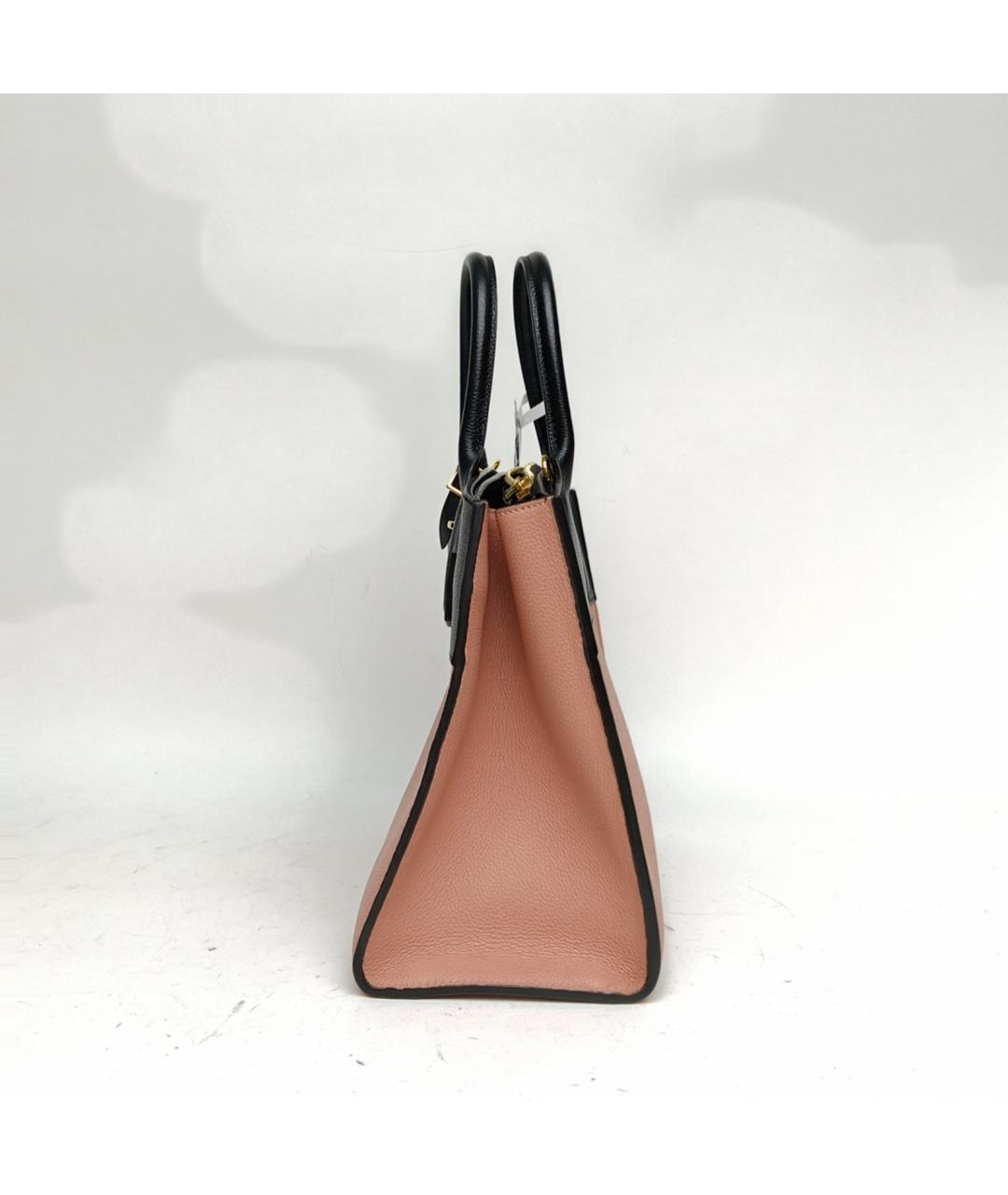 LOUIS VUITTON Розовая кожаная сумка через плечо, фото 5