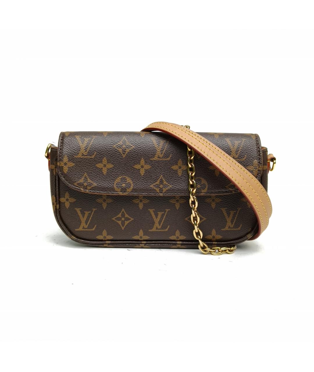 LOUIS VUITTON Коричневая сумка через плечо, фото 2