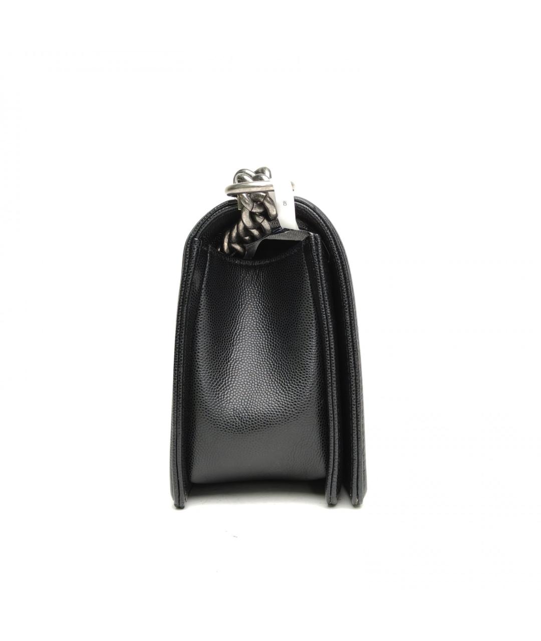 CHANEL Черная кожаная сумка через плечо, фото 5