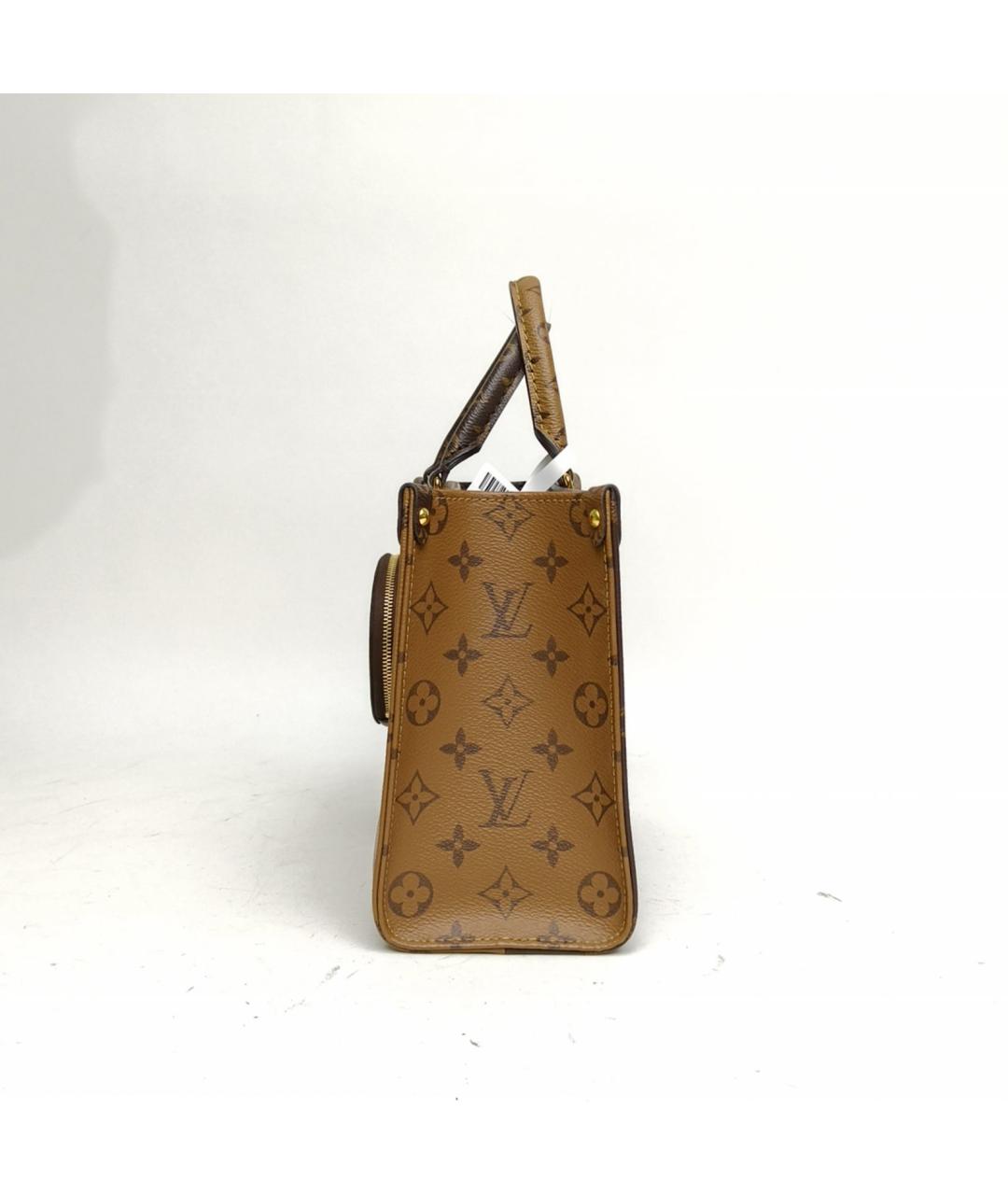 LOUIS VUITTON Коричневая сумка тоут, фото 3