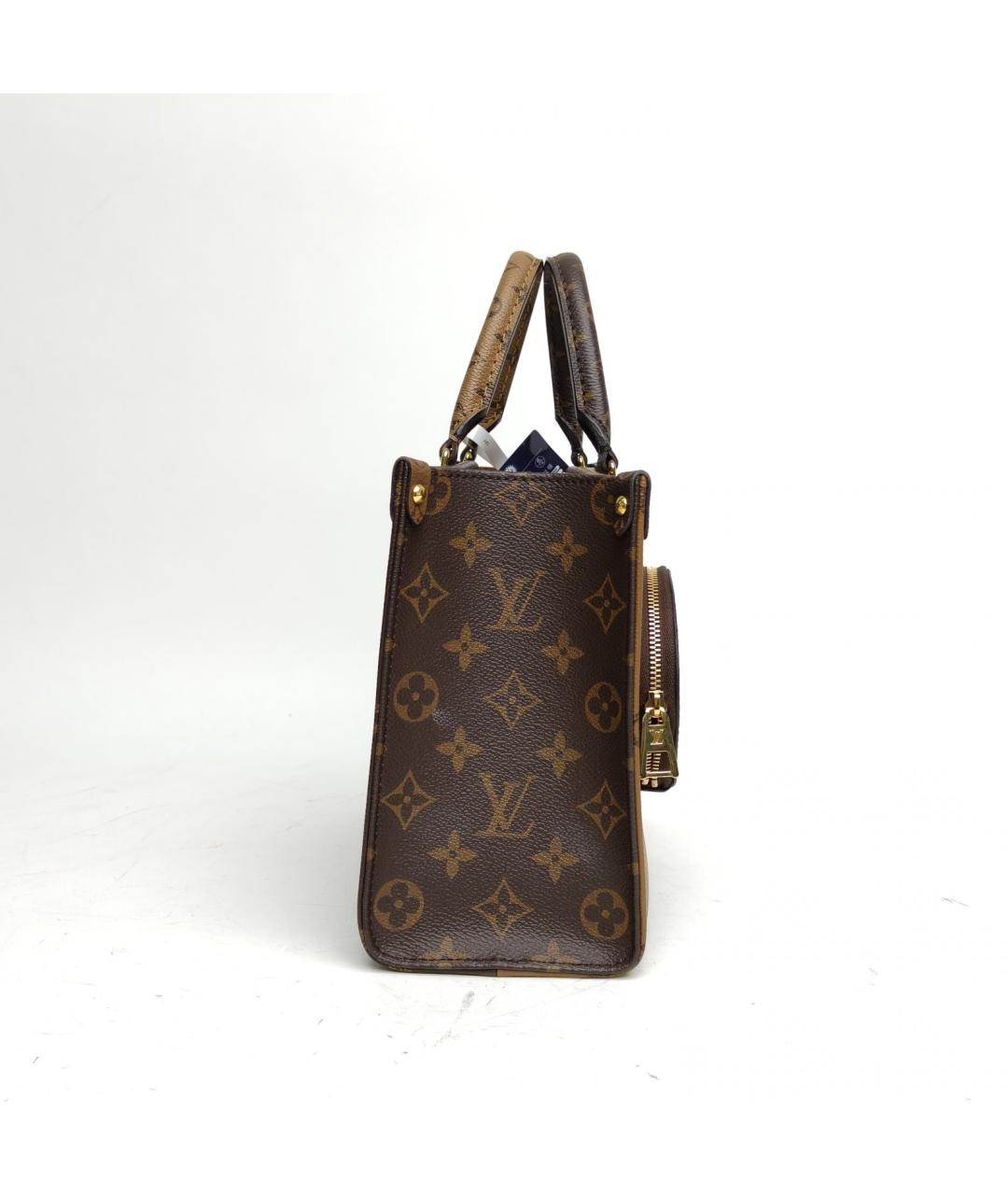 LOUIS VUITTON Коричневая сумка тоут, фото 5