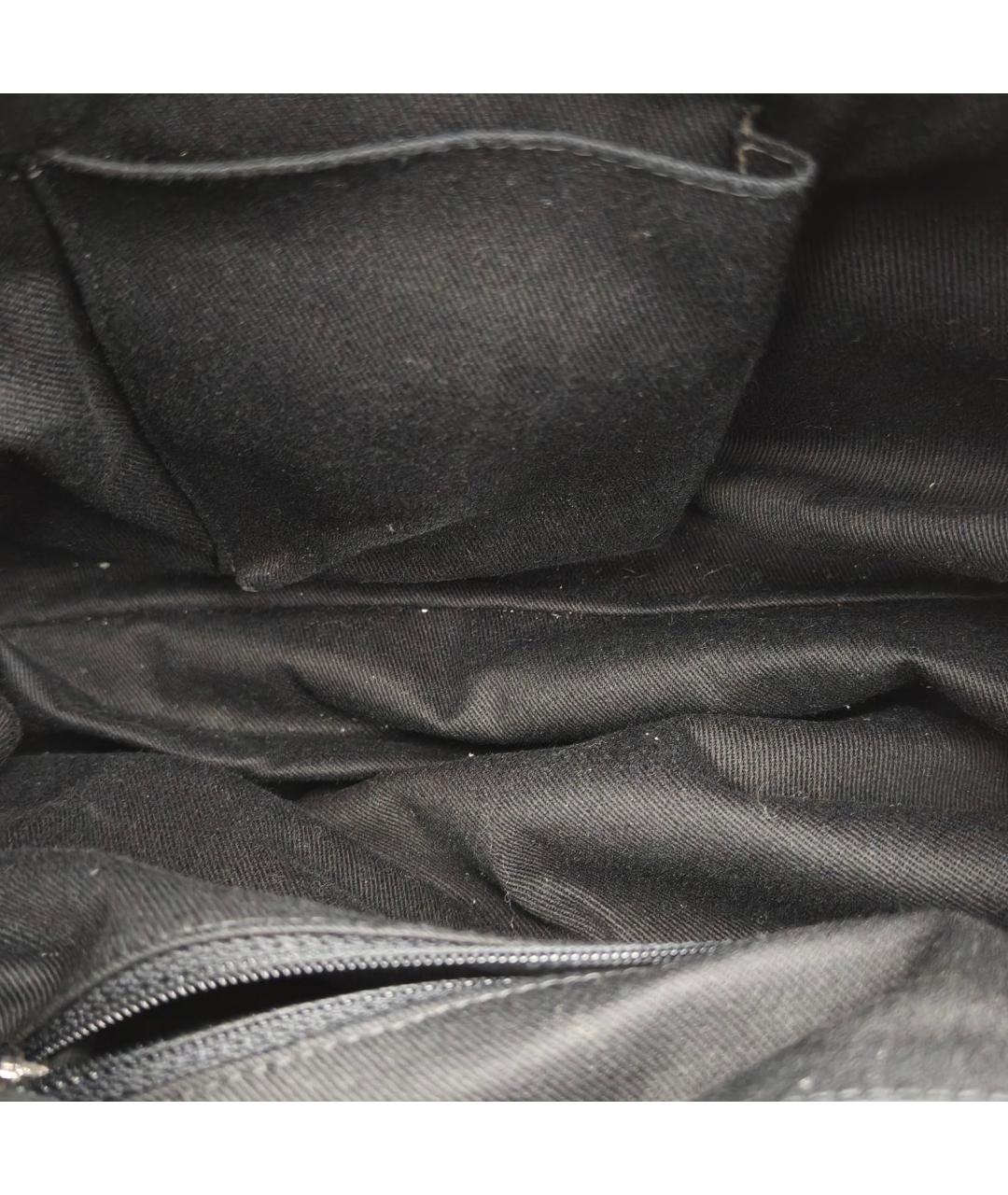 CHANEL Черная кожаная сумка через плечо, фото 8