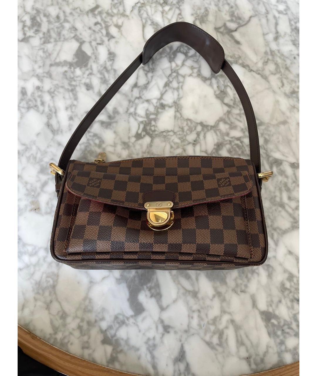 LOUIS VUITTON Коричневая сумка через плечо, фото 8