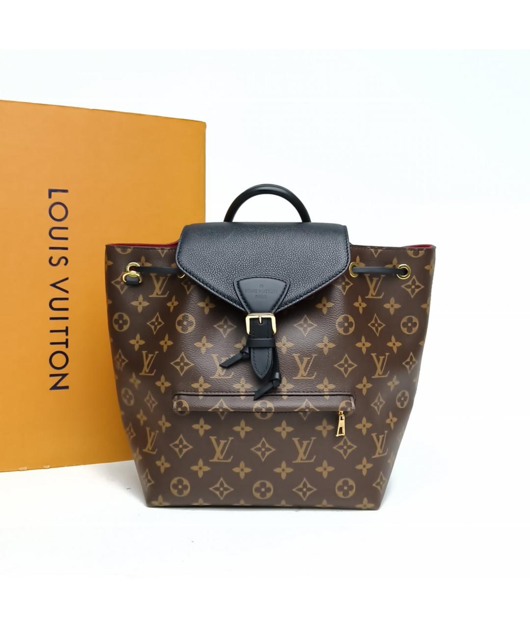 LOUIS VUITTON Коричневый рюкзак, фото 8