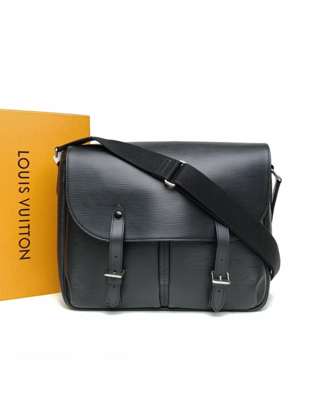 LOUIS VUITTON Черная сумка через плечо, фото 8