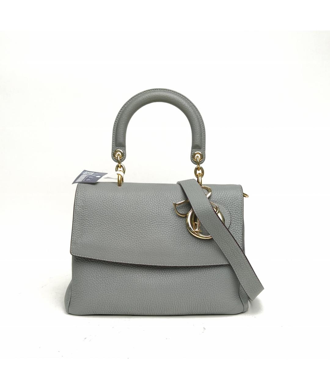 CHRISTIAN DIOR Голубая кожаная сумка через плечо, фото 9