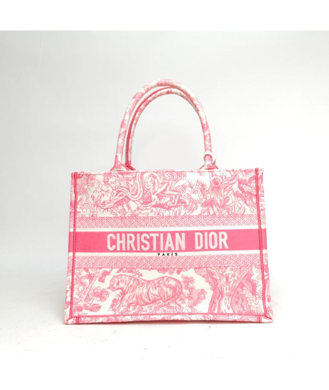 CHRISTIAN DIOR Розовая сумка тоут, фото 2