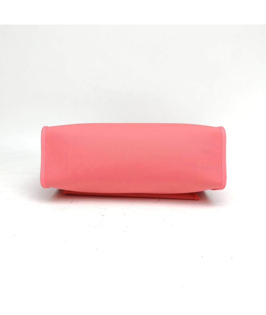 HERMES Розовая тканевая сумка через плечо, фото 6