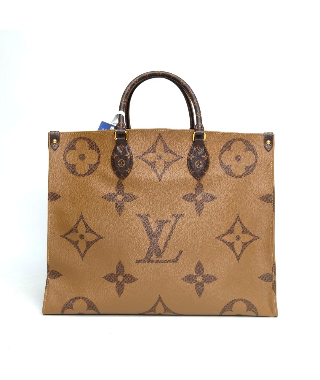 LOUIS VUITTON Коричневая сумка с короткими ручками, фото 4