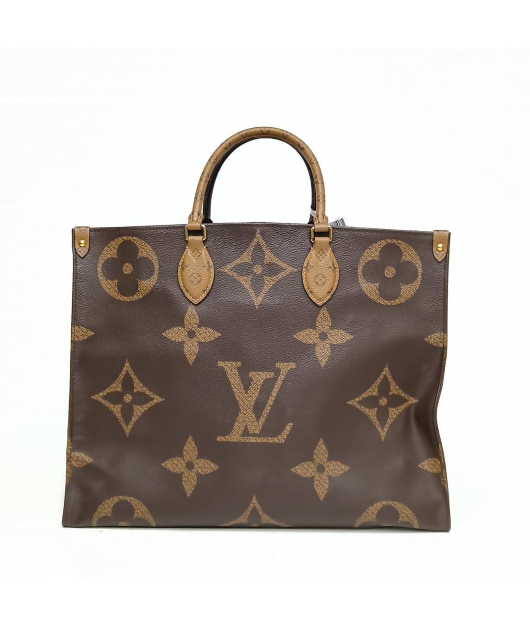 LOUIS VUITTON Коричневая сумка с короткими ручками, фото 2