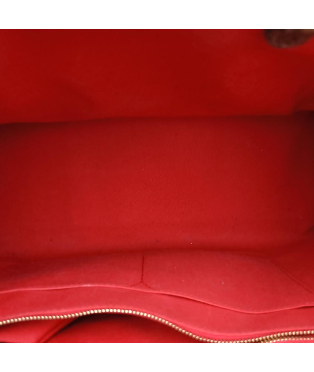 LOUIS VUITTON Коричневая сумка с короткими ручками, фото 7