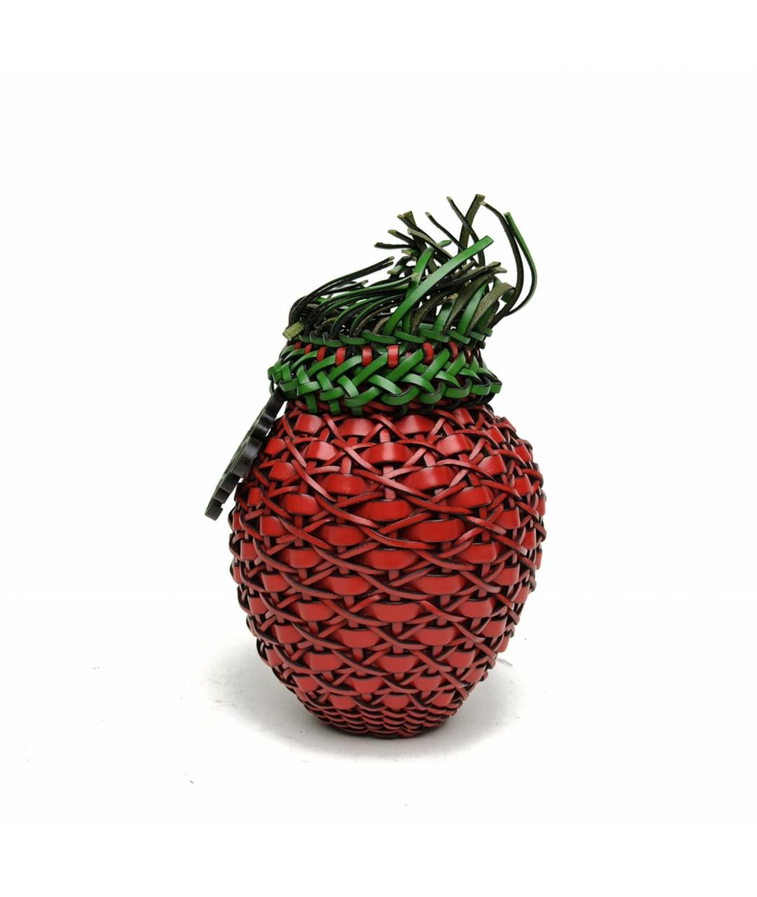 LOEWE Красная кожаная сумка через плечо, фото 3