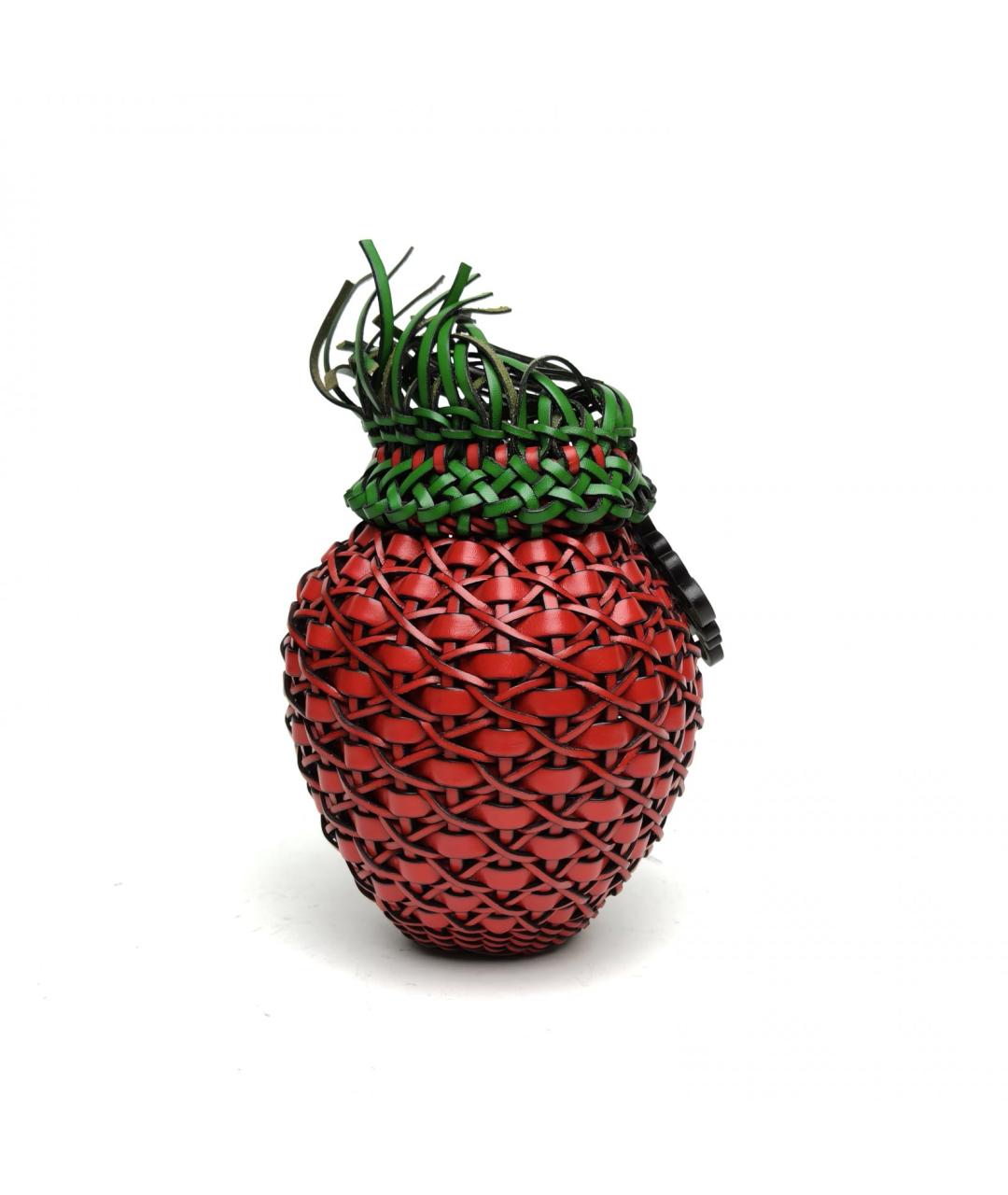 LOEWE Красная кожаная сумка через плечо, фото 5