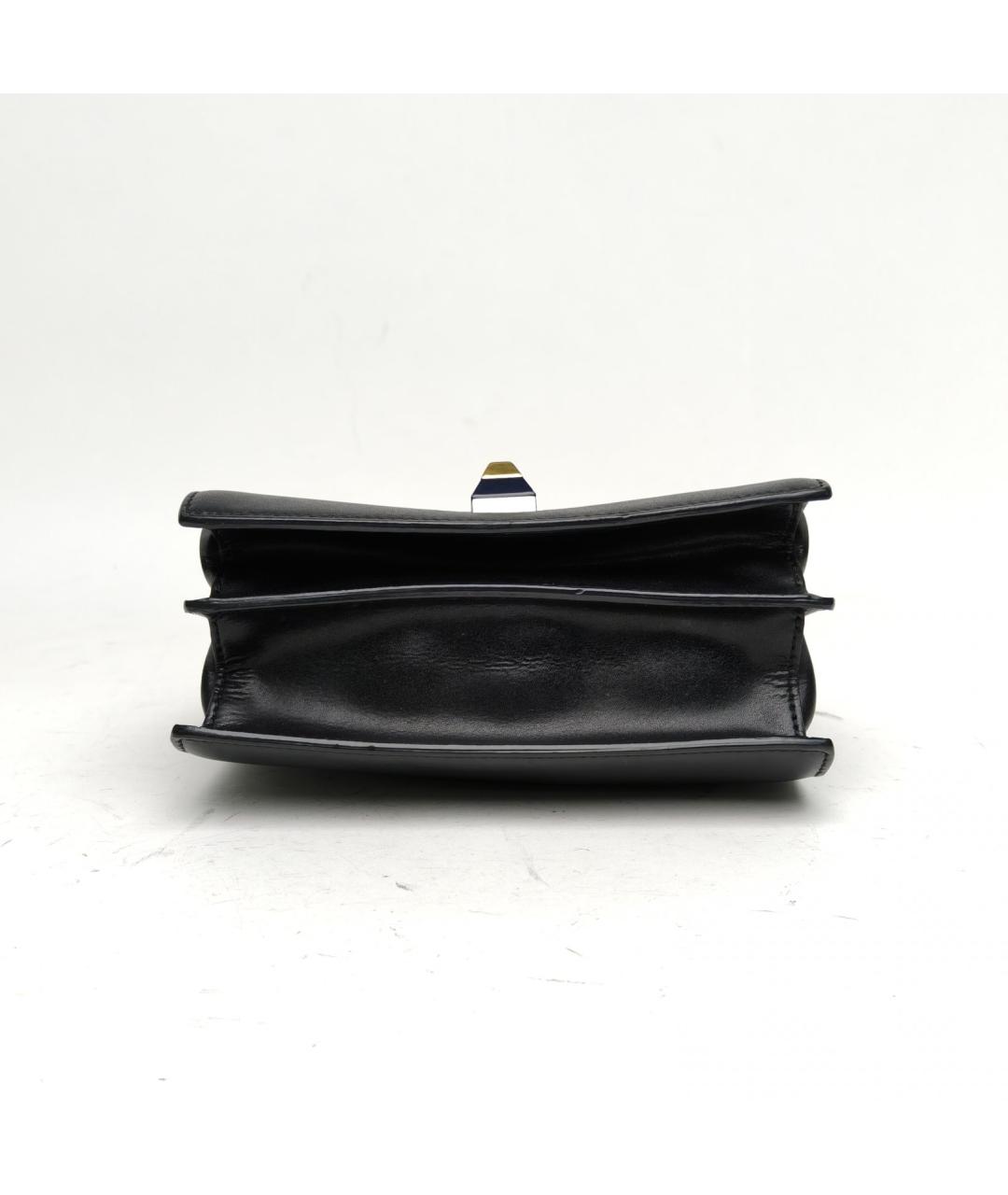 FENDI Черная кожаная сумка через плечо, фото 6